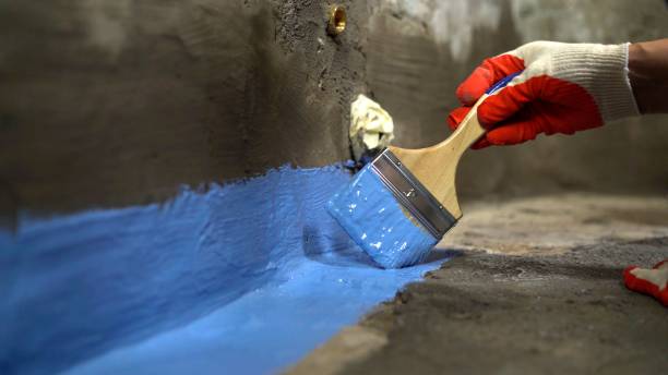 Commercial Waterproofing project at a Byrdstown, TN business property by SJ Waterproofing Pros